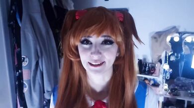 asuka dominates shinji for trying to kiss her