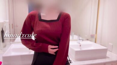 Someone might walk in… Cumming secretly in the restroom like a little pervert