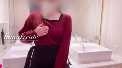 Someone might walk in… Cumming secretly in the restroom like a little pervert