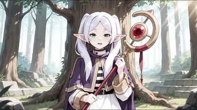 Frieren found and fucked you in magical forest (sounds)