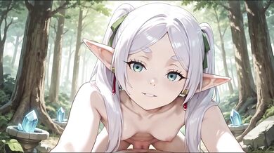 Frieren found and fucked you in magical forest (sounds)