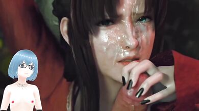 Deepthroat anime reaction explodes in pulsing heat