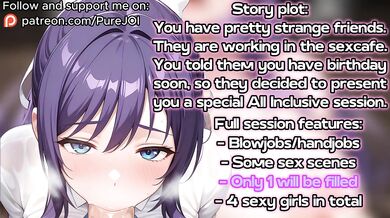 Girls from Mankitsu Happening prepared a special gift (Sex JOI)
