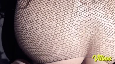 Sexy secretary seducing her boss with full lingerie