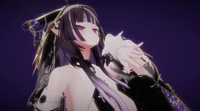 Thicc Elf VTuber Outfit Change Until Nude | KPop Sparkling MMD
