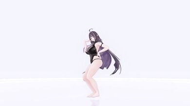 Thicc Elf VTuber Outfit Change Until Nude | KPop Sparkling MMD