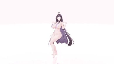 Thicc Elf VTuber Outfit Change Until Nude | KPop Sparkling MMD