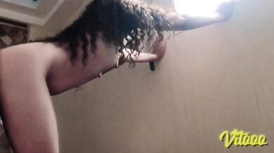Latina with beautiful legs having sex in various positions