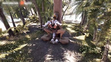 Lara Croft is a good girl because she takes the statue's fat dick in her ass. 3D Hentai Game. part 2