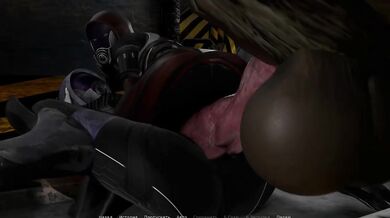 Space Girl's pussy can't resist this huge penis that's about to fill her with sperm