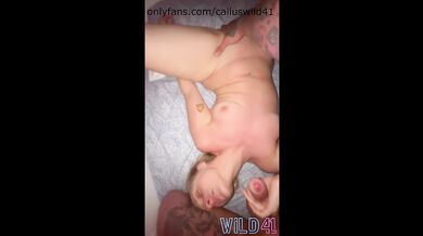 Two loads in a row doggystyle anal, swallow, then missionary anal creampie