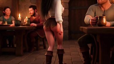Golden glow fuels relentless flirty fantasy in crowded tavern halls