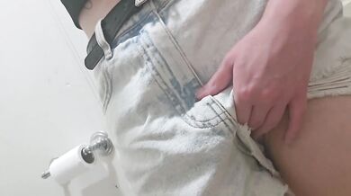 NO PANTIES MEANS EASY ACCESS TO MY PUSSY UP MY SHORTS