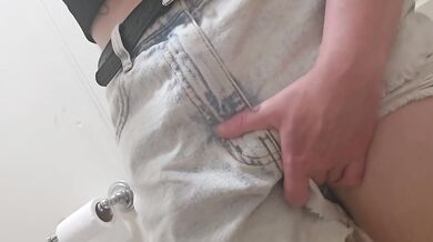 NO PANTIES MEANS EASY ACCESS TO MY PUSSY UP MY SHORTS