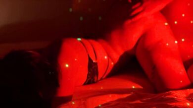 Short thick Latina in black lingerie comes over for a photoshoot - Casa Loca E5