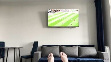 POV step sister didn't let me finish watching football and seduced me