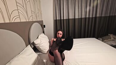 Gorgeous Ukrainian slut Tati Velvet first video getting cum all over her pussy and really likes to fuck and suck dick