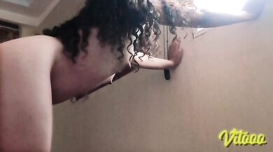 sex session with my submissive girlfriend - she gets into whatever position I tell her to