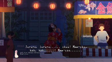 Hentai Game – Big Boobs Country Girl Sex at Festival - All CG Scenes