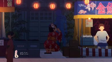 Hentai Game – Big Boobs Country Girl Sex at Festival - All CG Scenes