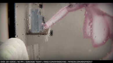 Your super hot perfect body GF gets fucked when she's having a shower~