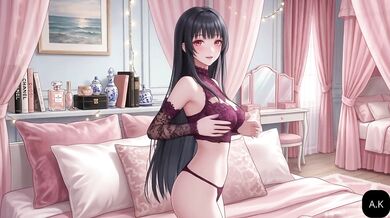 Akira’s Sensual Anime Whispers Sensual Phrase in Living Room Then Has Passionate Sex Moaning Loudly and Begging for More Hentai