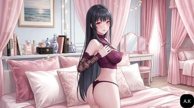 Akira’s Sensual Anime Whispers Sensual Phrase in Living Room Then Has Passionate Sex Moaning Loudly and Begging for More Hentai