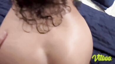 Beautiful Latina with a couple of loads in her ass - she moves very sexy