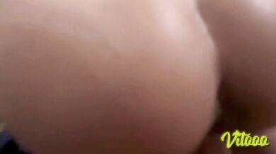 Beautiful Latina with a couple of loads in her ass - she moves very sexy