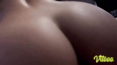 Beautiful Latina with a couple of loads in her ass - she moves very sexy