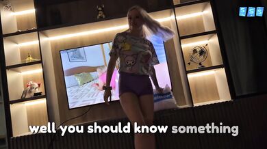 Fucking Juicy Blonde Girlfriend While Watching Porn