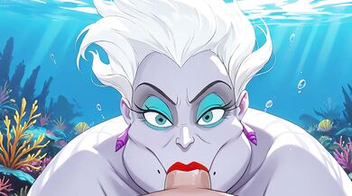 Ursula grew her legs to enjoy rough sex.