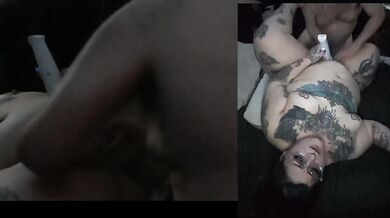Magic wand for both of us as he pounds my fat bbw pussy