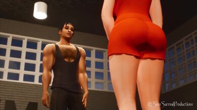 BBW Eliana Gets Rough Treatment From Huge Black Dick At The Gym - Sims 4 - Eliana Wants To Get Fit