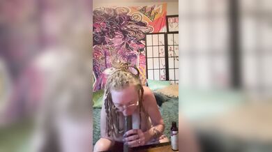 River plays with cock