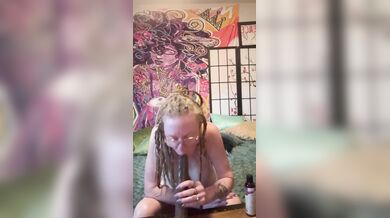 River plays with cock