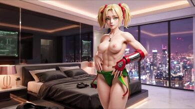 GREEN LEOTARD SLIPS AWAY IN SLOW FETISH STRIP TEASE
