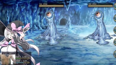 CUTE BUSTY 18 YEARS MAGICIAN FUCKED BY SLIMES - WITCH OF ECLIPSE