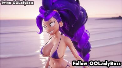 Big Tits Lily Lovebraids Bikini blow job hentai from Poppy Playtime by ooladyboss