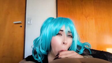 MIKU HATSUNE, Cosplayer fulfills my dream - Lil Kandy XXX