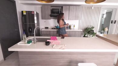 I fuck my Italian stepson right in front of my cuckold husband—interracial sex!
