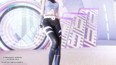 [MMD] Aespa - Drama - Akali Sexy Kpop Dance League of Legends Hentai Uncensored 4K 60FPS