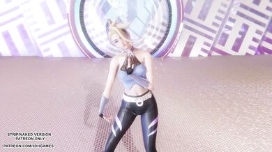 [MMD] Aespa - Drama - Akali Sexy Kpop Dance League of Legends Hentai Uncensored 4K 60FPS