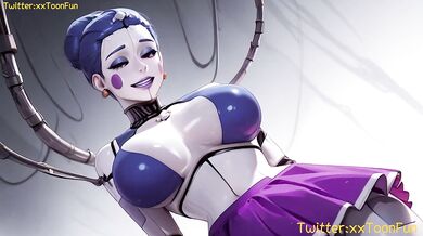 FNAF hentai Adult animation - Ballora Blow Job Hand Job Tits Job Hentai animation by xxtoonfun