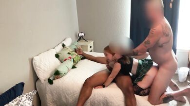 Hubby And His Big Dick Friend Take Turns On Me