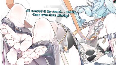 You begged Seed to let you worship her sexy feet... again! Hentai Joi / Feet / Edging / Gaze control / punishment game / two endings