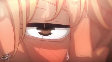 Swallows and masturbates — clearly wants Danji's cum in her mouth and pussy.