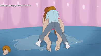 He Cums On His Stepmom's Swimsuit While Helping Her(18+) - Milftoon Gameplay Part13