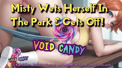 You Catch Misty in The Park. Soaking Wet Panties Big Dildo in Her Pussy | Erotic Audio ASMR