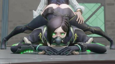 Cute Viper from Valorant hentai